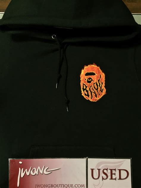 replica bape jackets|burn marks on bape hoodie.